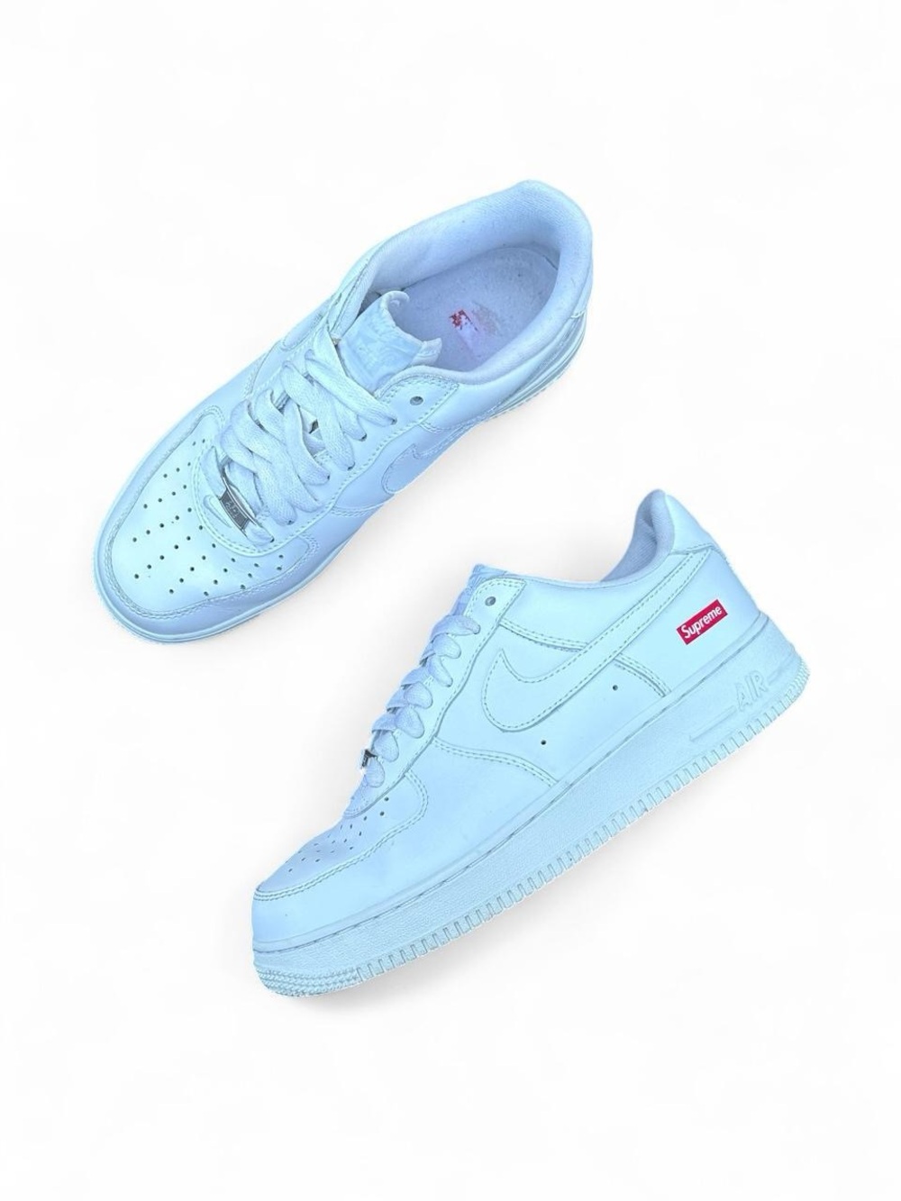 Supreme x Nike Air Force 1 Low “Box Logo” – White, Men’s 8